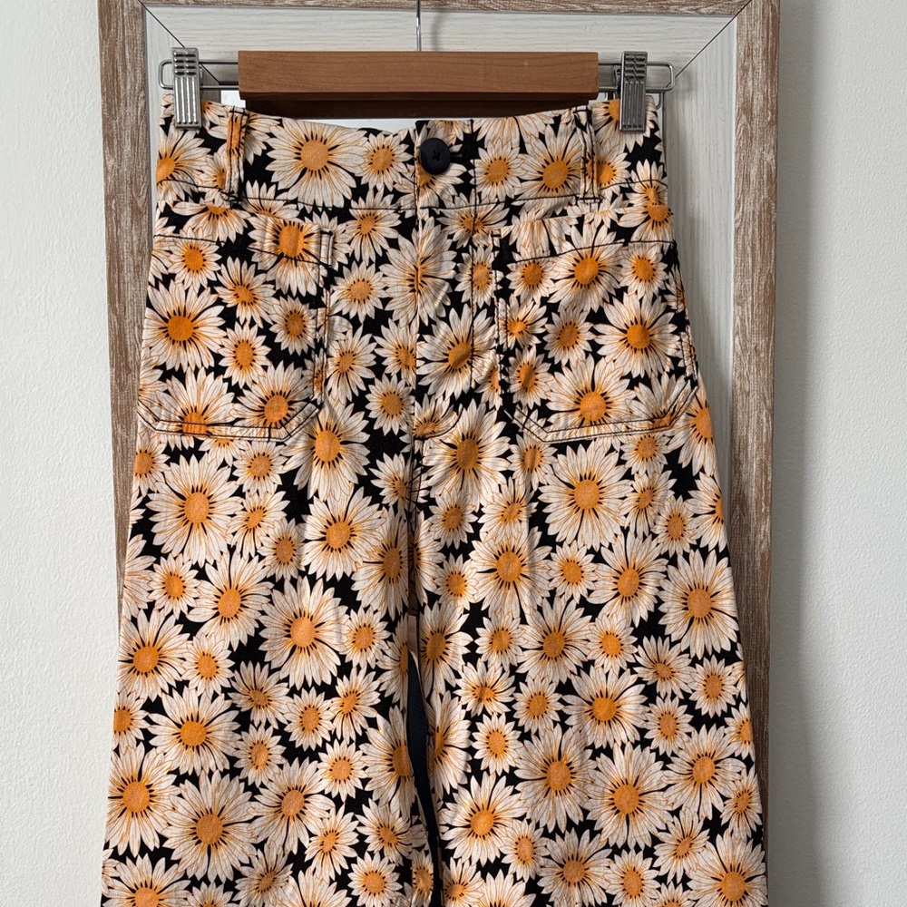 Anthropologie Colette Wide Leg Crop Pants - Picture 2 of 2